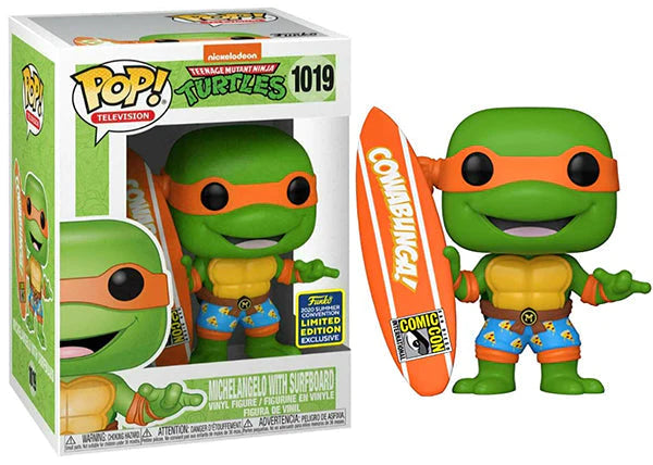 Michelangelo with Surfboard - Teenage Mutant Ninja Turtles