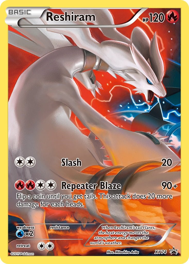 Reshiram (Full Art Promo) [PR - XY74]