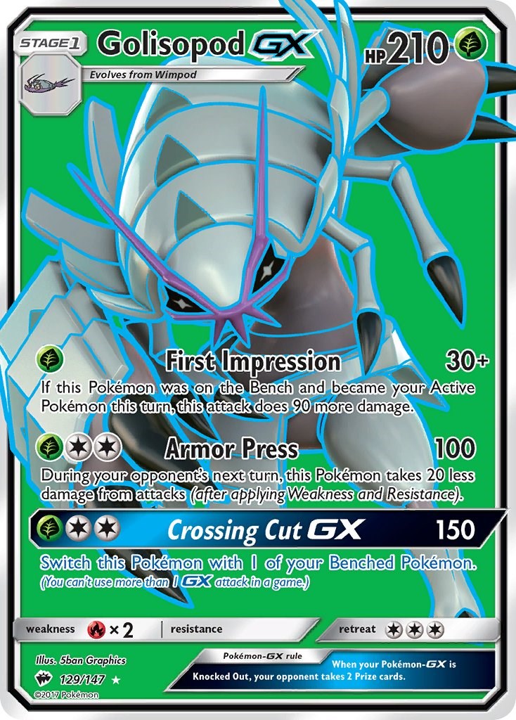 Golisopod GX (Full Art) [SM03 - 129/147]