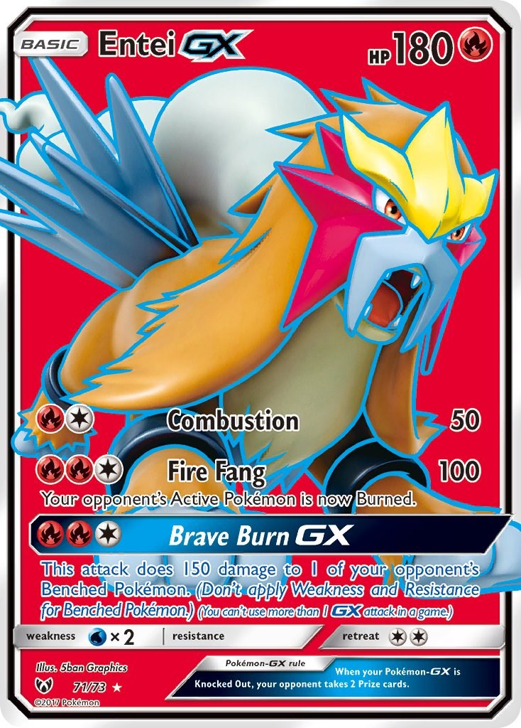 Entei GX (Full Art) [SHL - 71/73]