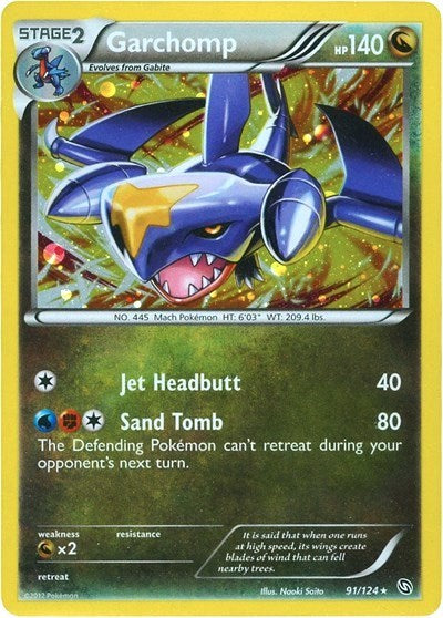 Garchomp - 91/124 (Cosmos Holo) [BLE - 091/124]