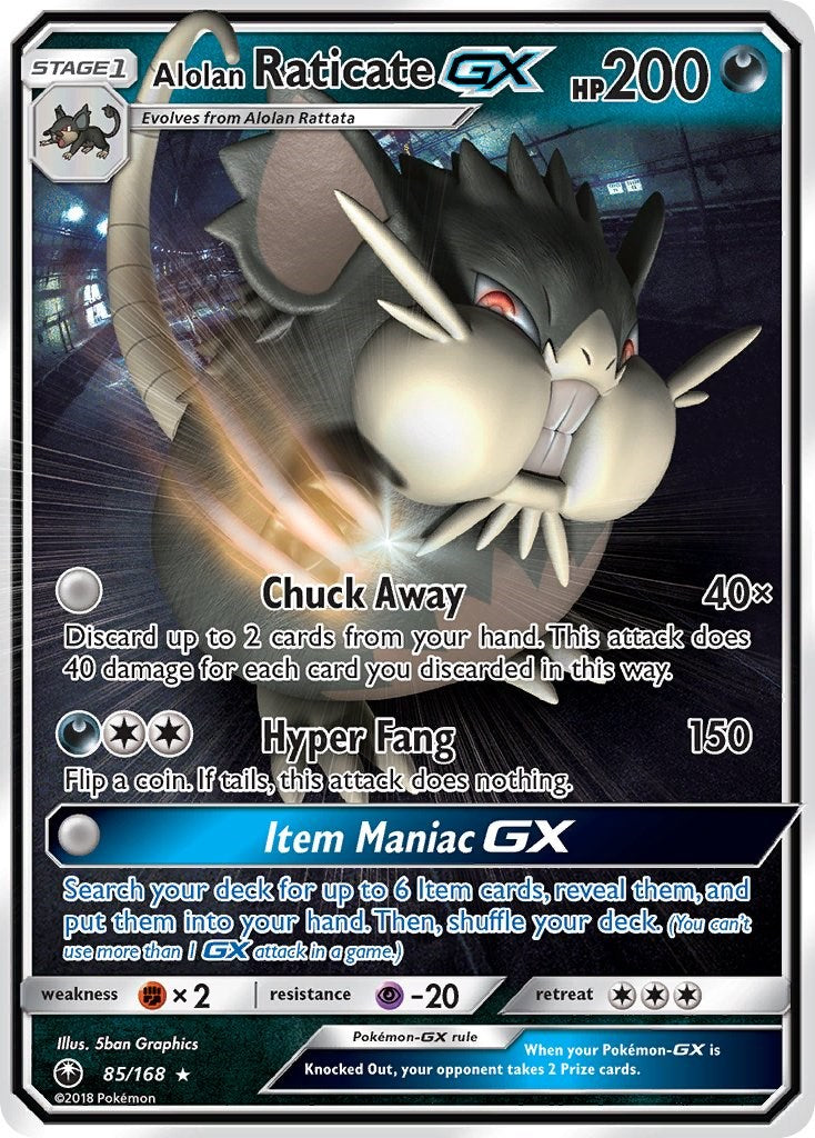 Alolan Raticate GX [CES - 85/168]