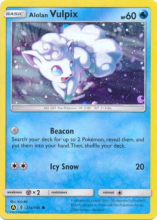 Alolan Vulpix - 21a/145 [PR - 021a/145]