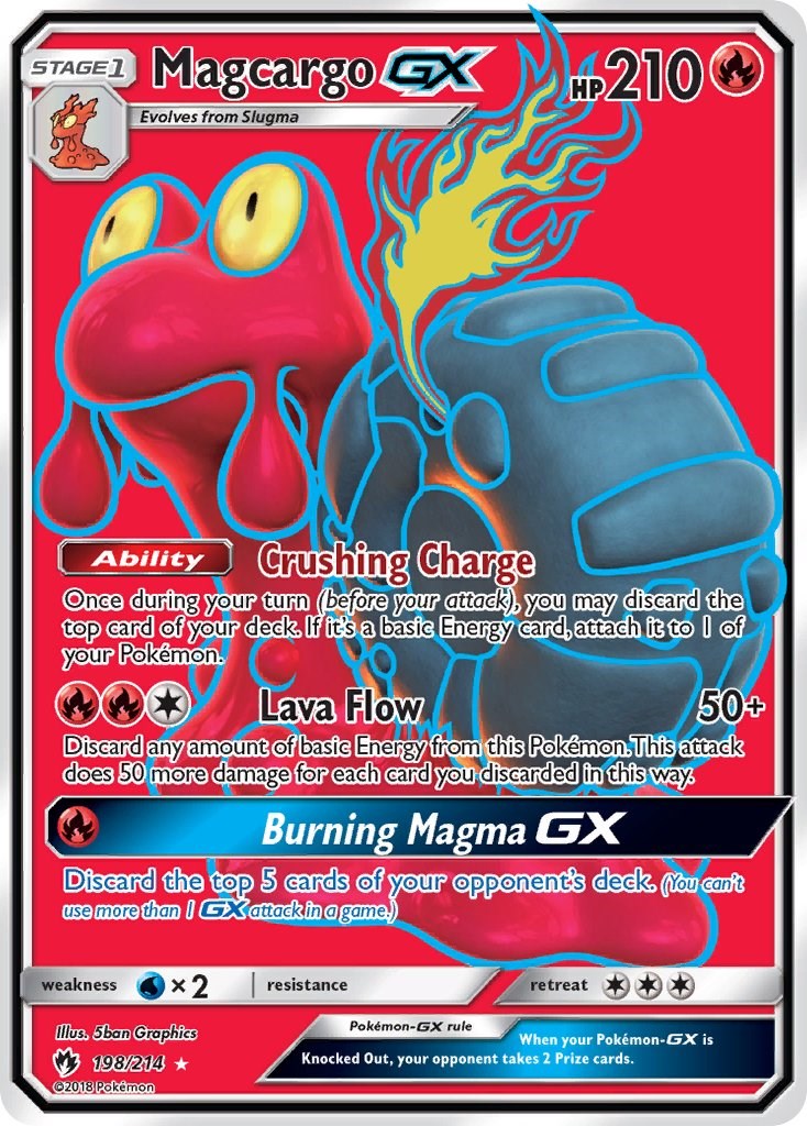 Magcargo GX (Full Art) [SM8 - 198/214]