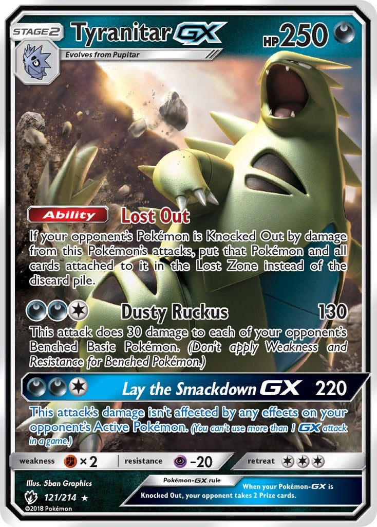 Tyranitar GX [SM8 - 121/214]