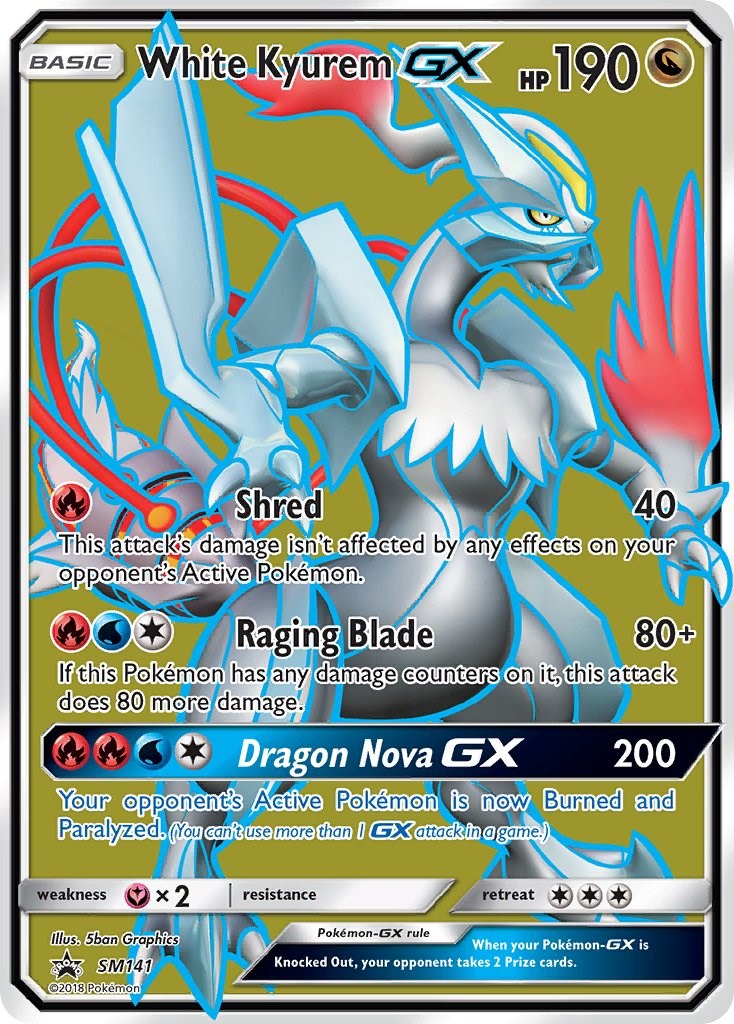 White Kyurem GX - SM141 [SMP - SM141]