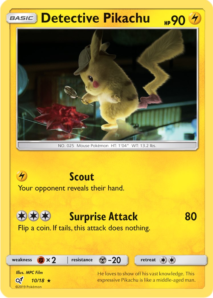 Detective Pikachu [DEP - 10/18]