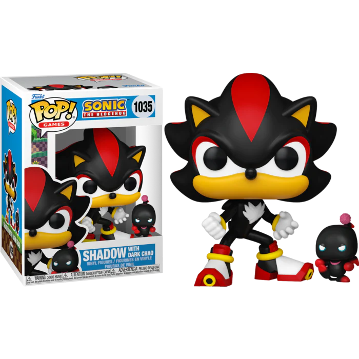 Shadow with Dark Chao - Sonic the Hedgehog