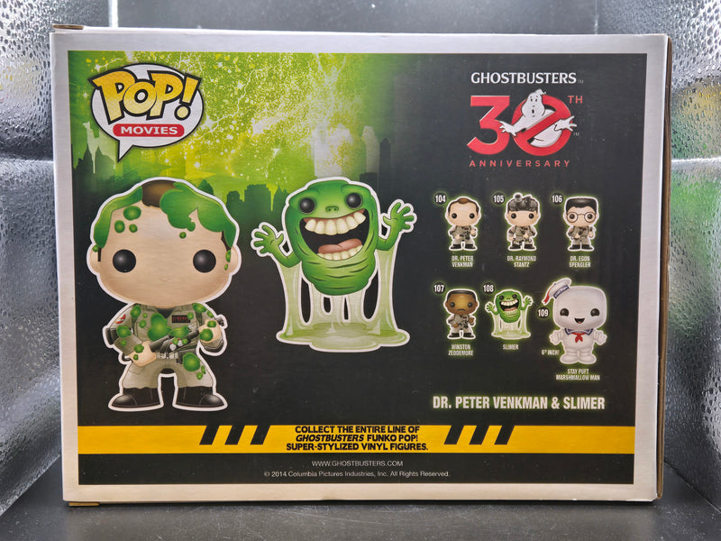 Dr. Peter Venkman & Slimer - Ghostbusters 30th Anniversary 2 Pack (2014 Comic Con 2500 Pcs)