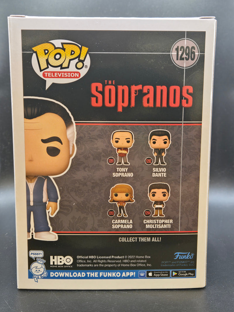 PAULIE GUALTIERI FUNKO POP THE newest SOPRANOS #1296 + PROTECTOR