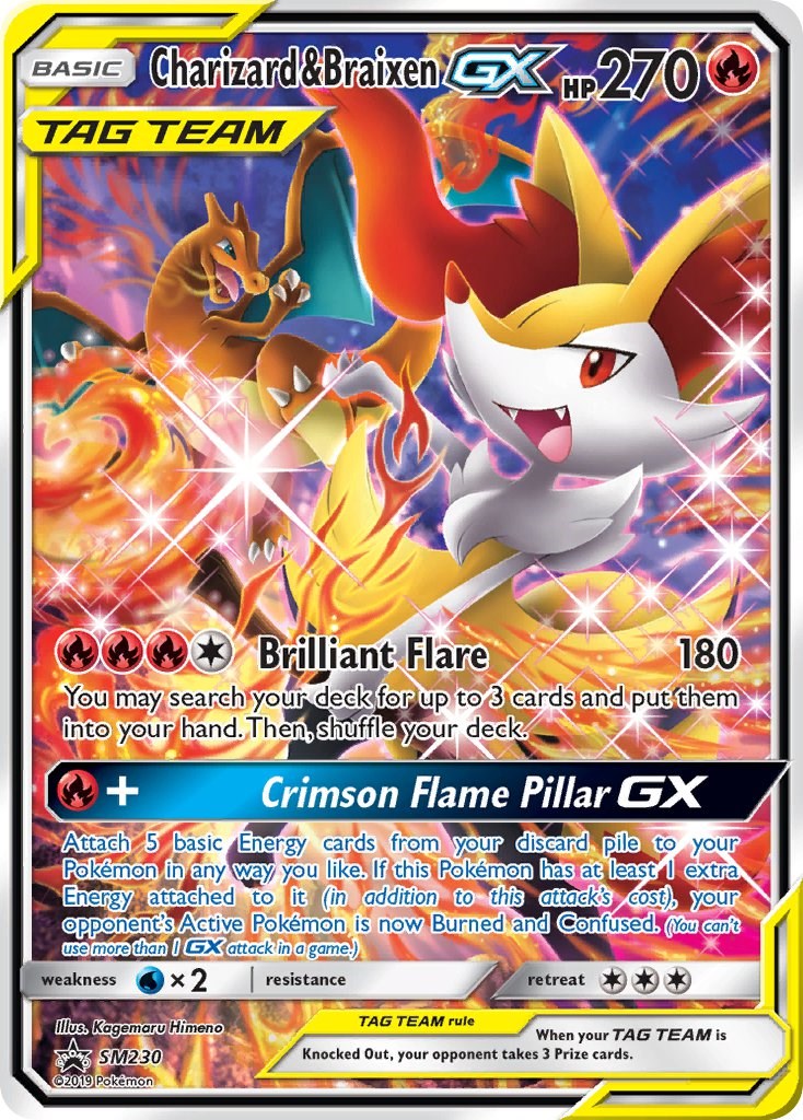 Charizard & Braixen GX - SM230 [SMP - SM230]