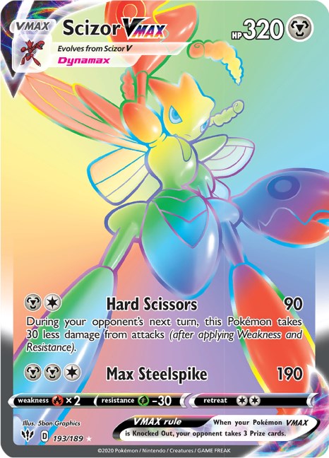 Scizor VMAX (Secret) [SWSH03 - 193/189]