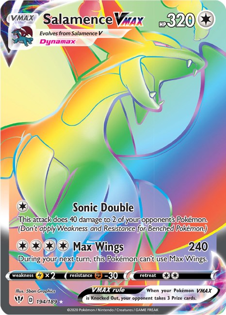 Salamence VMAX (Secret) [SWSH03 - 194/189]