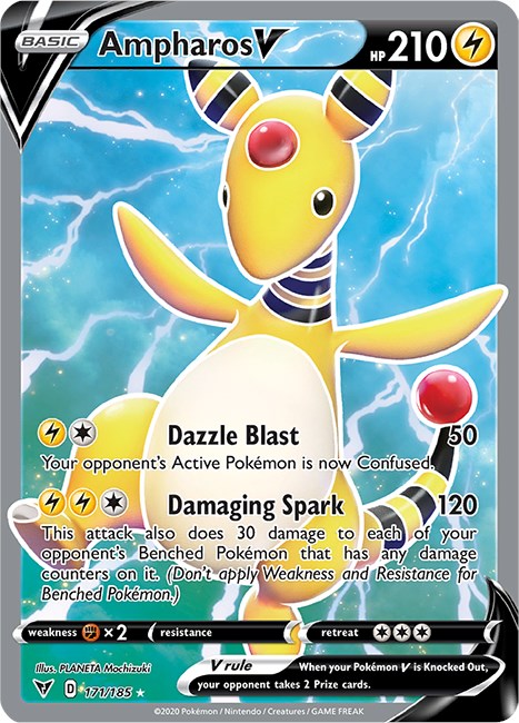 Ampharos V (Full Art) [SWSH04 - 171/185]