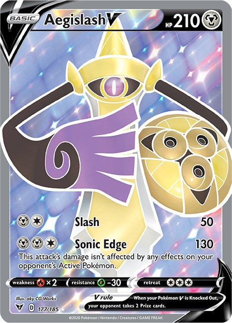 Aegislash V (Full Art) [SWSH04 - 177/185]