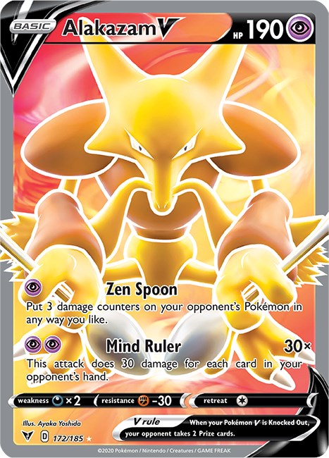 Alakazam V (Full Art) [SWSH04 - 172/185]