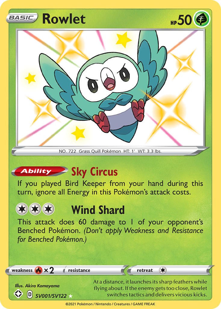 Rowlet [SHFSV - SV001/SV122]