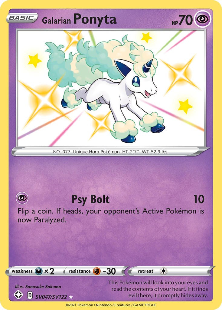 Galarian Ponyta [SHFSV - SV047/SV122]