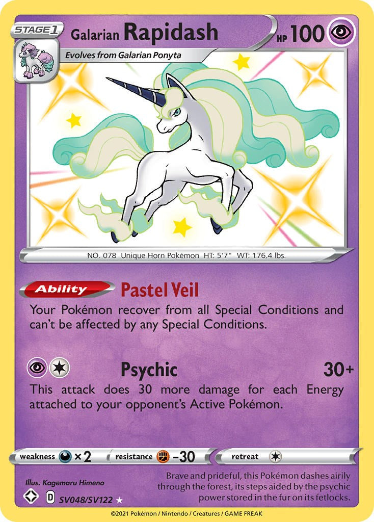 Galarian Rapidash [SHFSV - SV048/SV122]