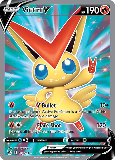 Victini V (Full Art) [SWSH05 - 144/163]