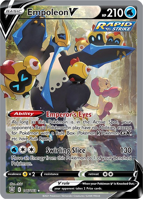 Empoleon V (Alternate Full Art) [SWSH05 - 146/163]