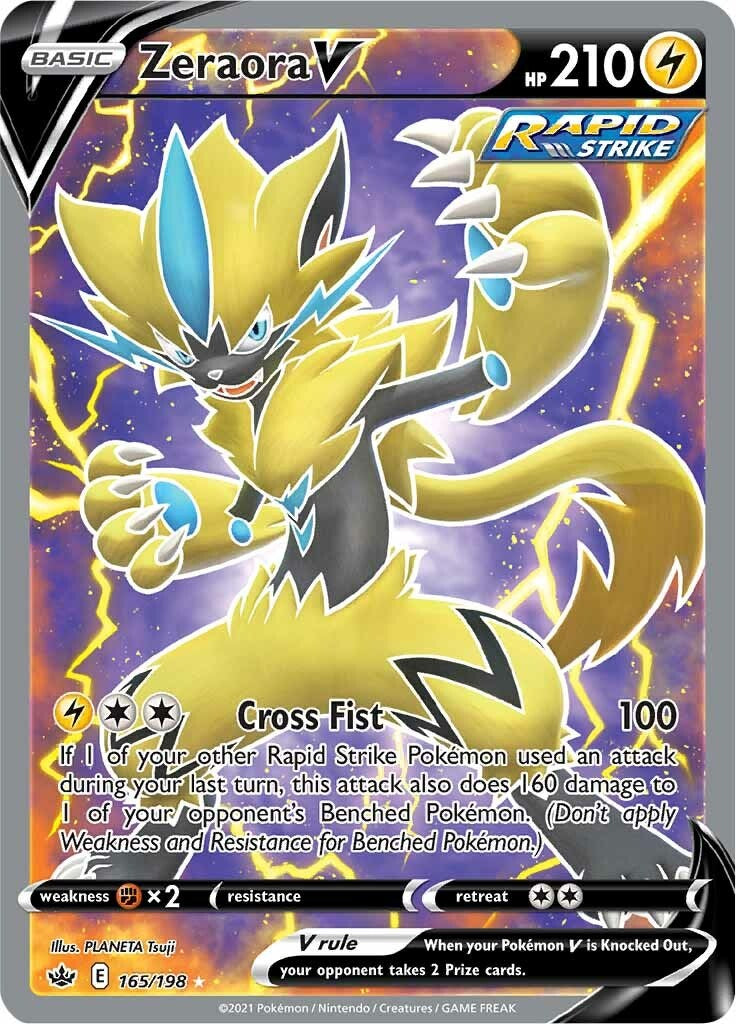 Zeraora V (Full Art) [SWSH06 - 165/198]