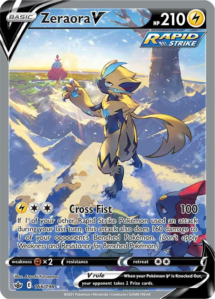 Zeraora V (Alternate Full Art) [SWSH06 - 166/198]