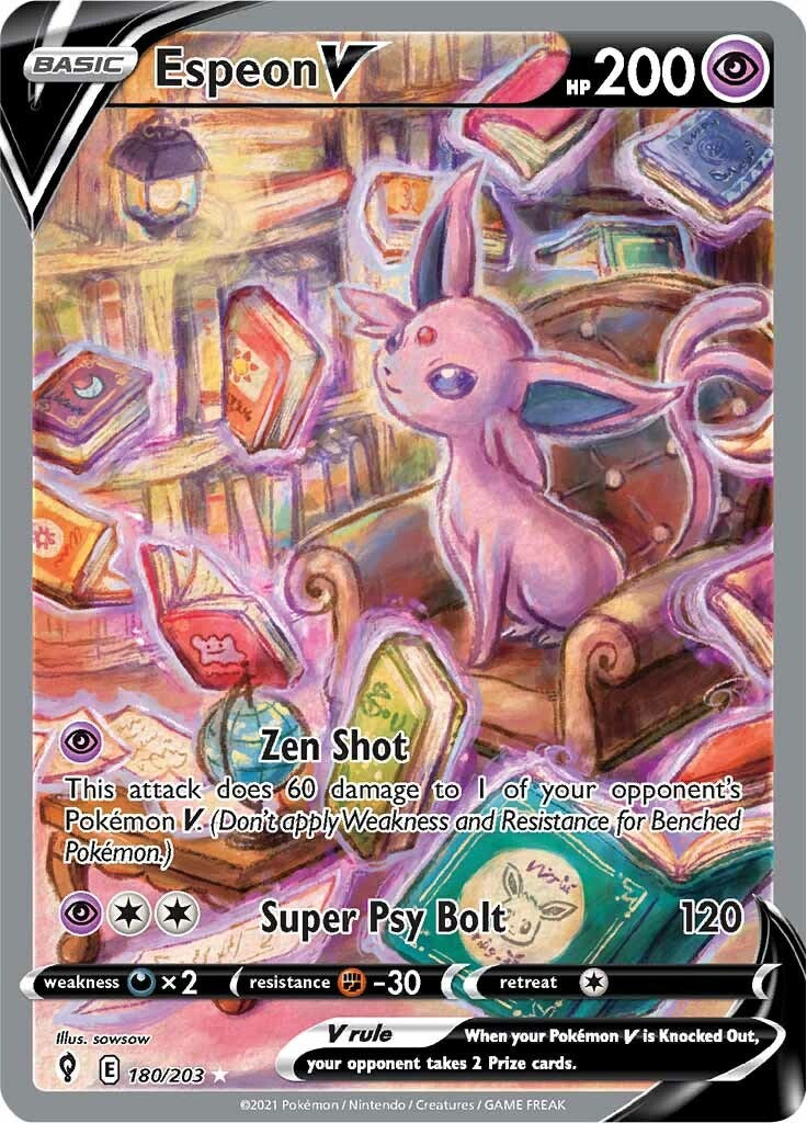 Espeon V (Alternate Full Art) [SWSH07 - 180/203]