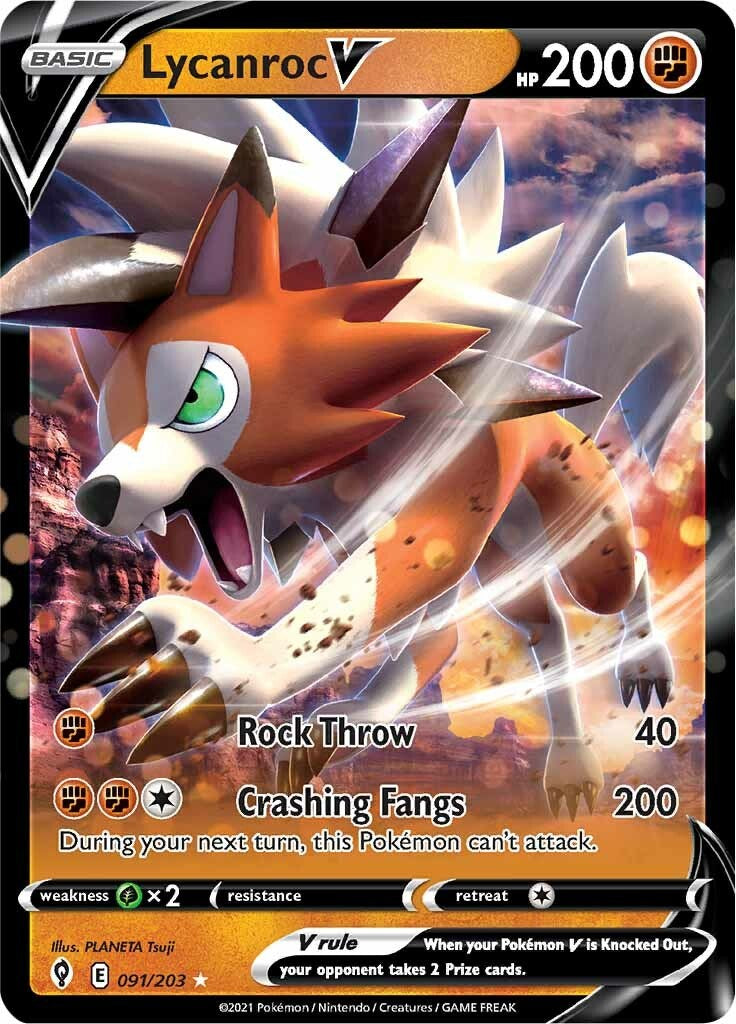 Lycanroc V [SWSH07 - 091/203]