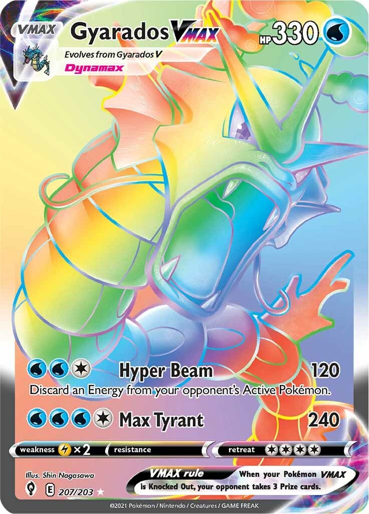 Gyarados VMAX (Secret) [SWSH07 - 207/203]