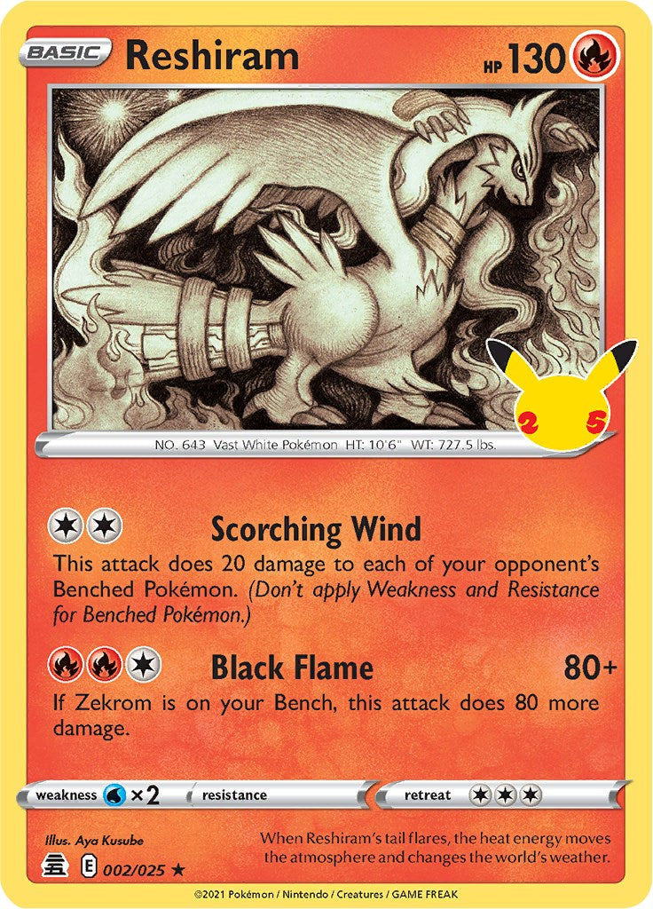 Reshiram [CLB - 002/025]