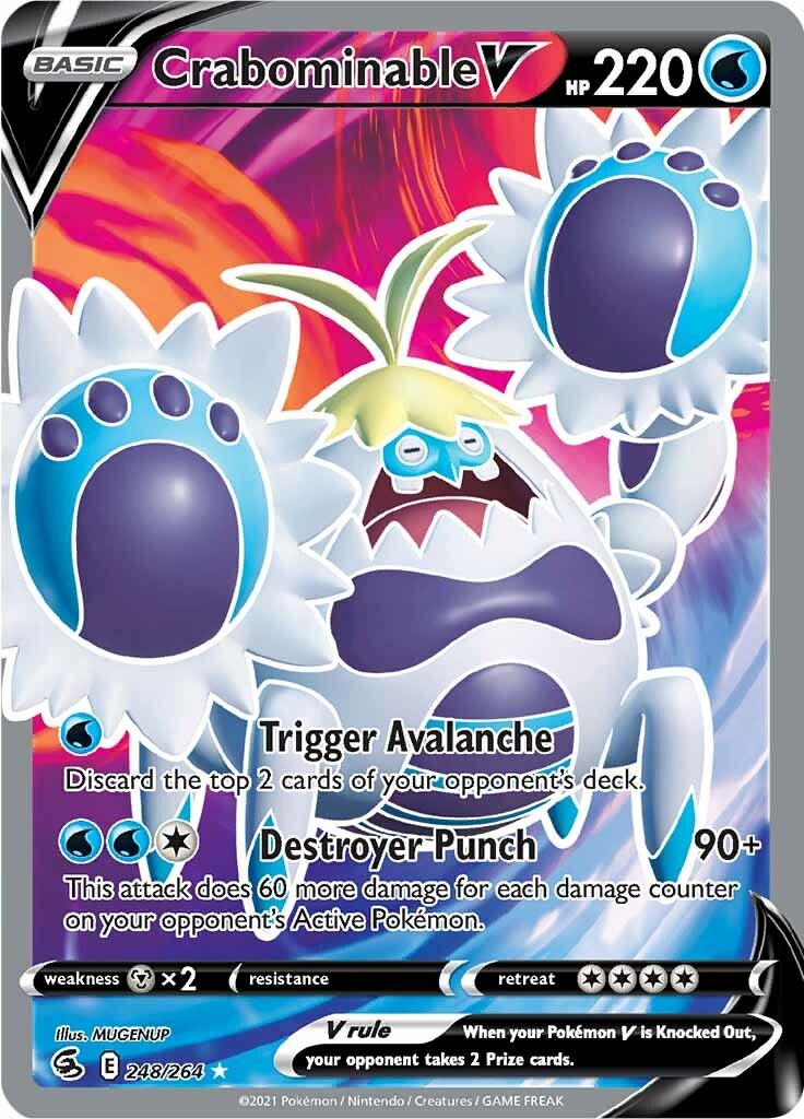 Crabominable V (Full Art) [SWSH08 - 248/264]