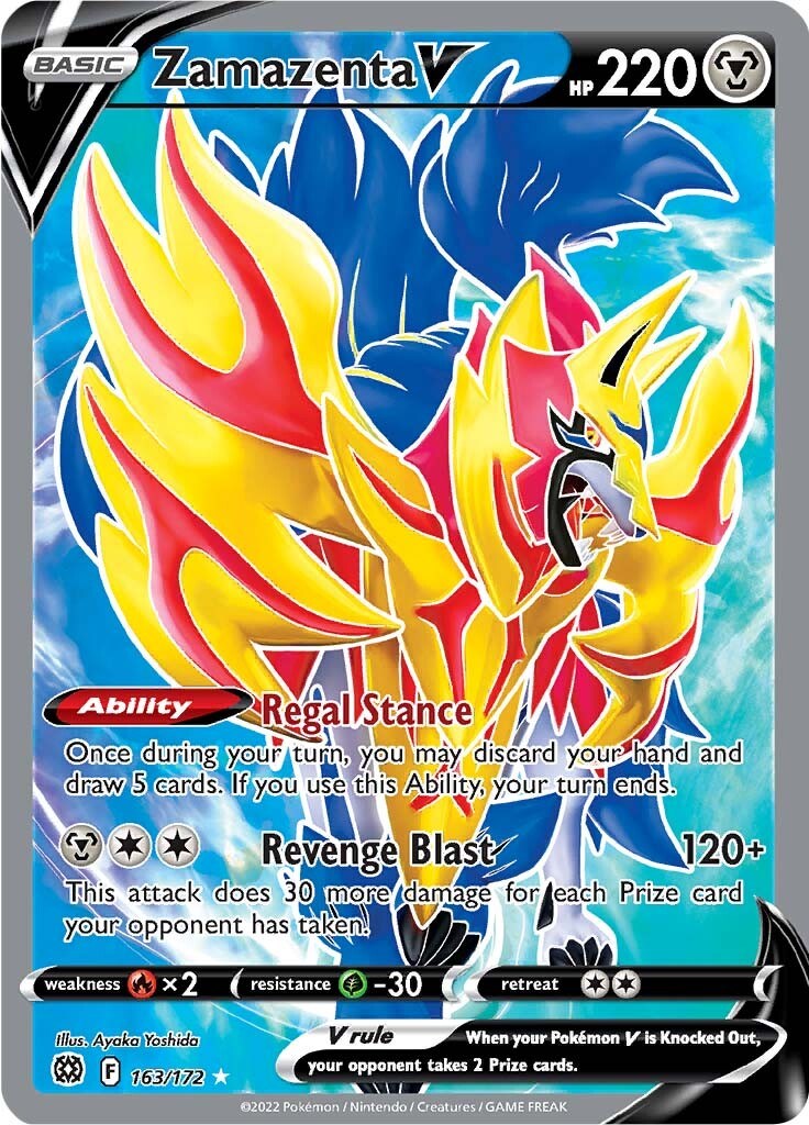 Zamazenta V (Full Art) [SWSH09 - 163/172]