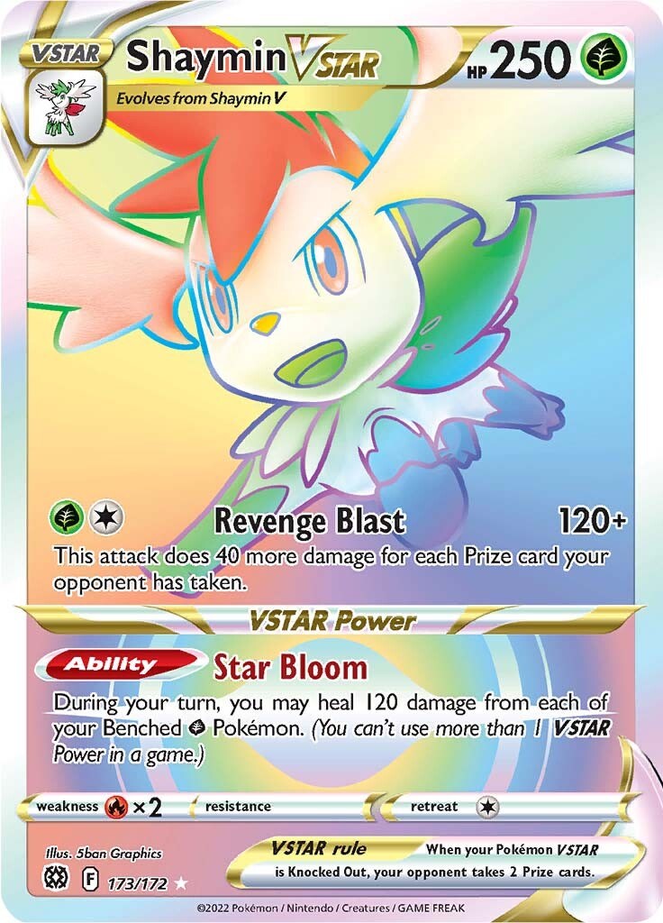 Shaymin VSTAR (Secret) [SWSH09 - 173/172]