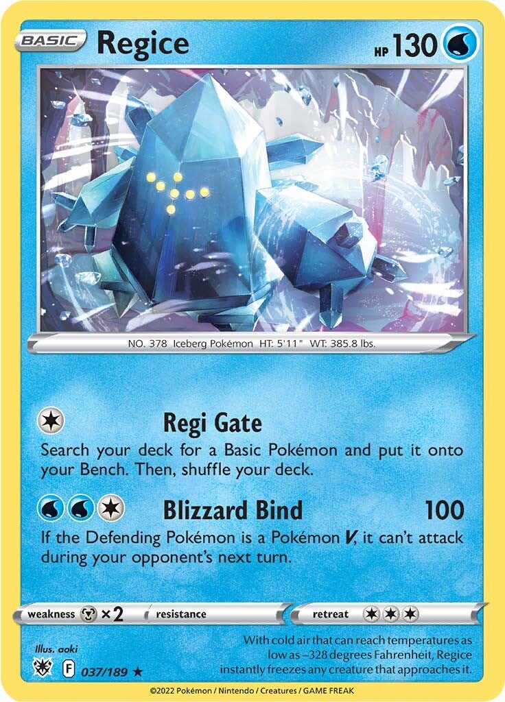 Regice [SWSH10 - 037/189]