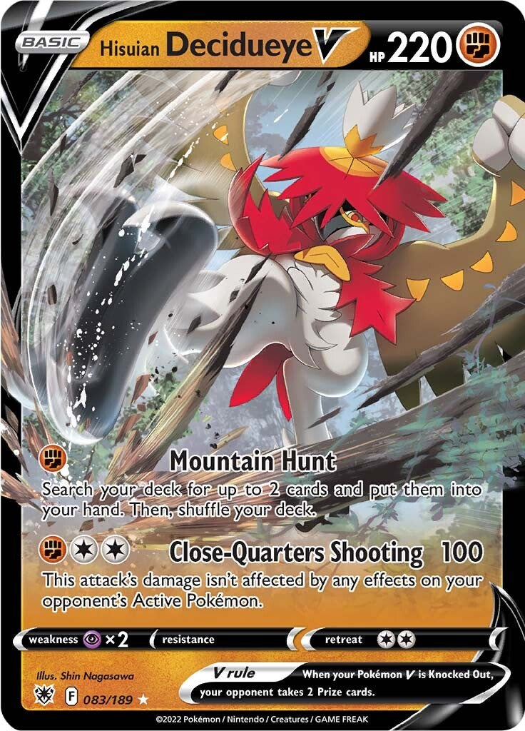 Hisuian Decidueye V [SWSH10 - 083/189]