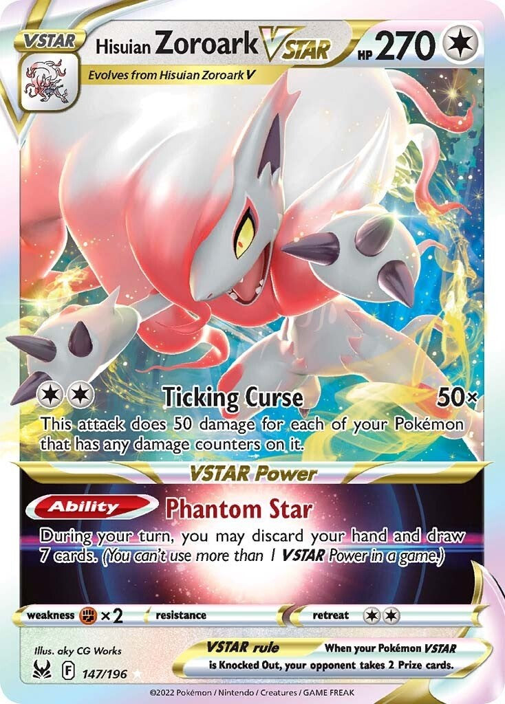 Hisuian Zoroark VSTAR [SWSH11 - 147/196]