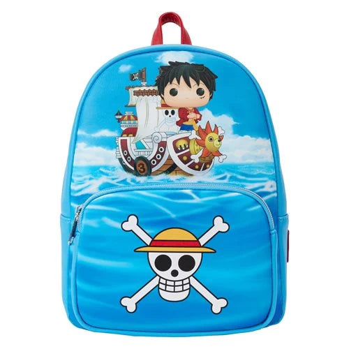 Luffy on Pirate Ship Blue Funko Mini Backpack - One Piece