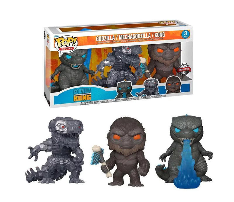 Godzilla / Mechagodzilla / Kong - Godzilla vs. Kong 3 Pack (Special Edition)