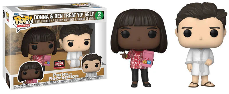 Donna & Ben Treat Yo'Self - Parks and Recreation 2 Pack (2022 Targetcon)