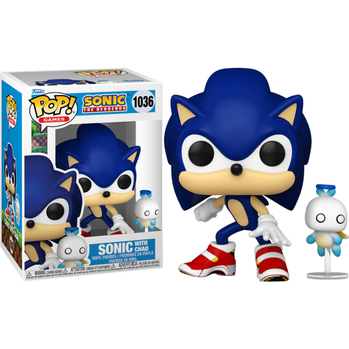 Sonic With Hero Chao - Sonic the Hedgehog