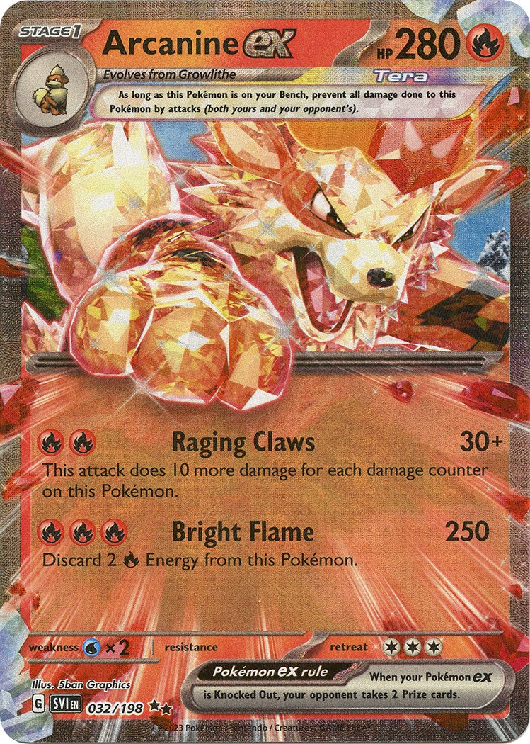 Arcanine ex - 032/198 [SV1 - 032/198]