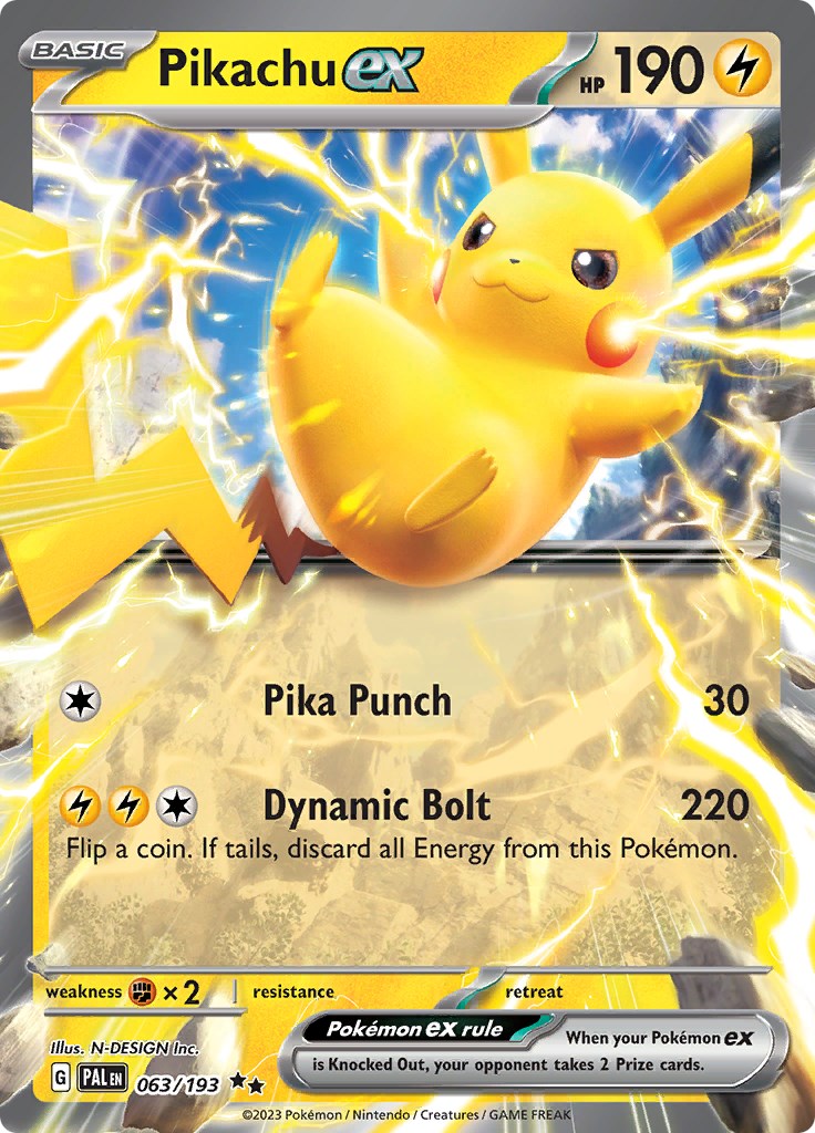 Pikachu ex [PAL - 063/193]