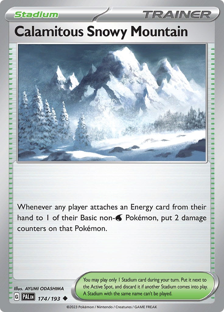 Calamitous Snowy Mountain [PAL - 174/193]