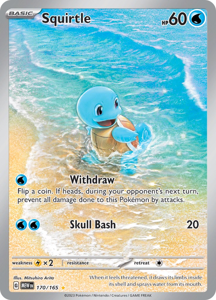 Squirtle - 170/165 [MEW - 170/165]