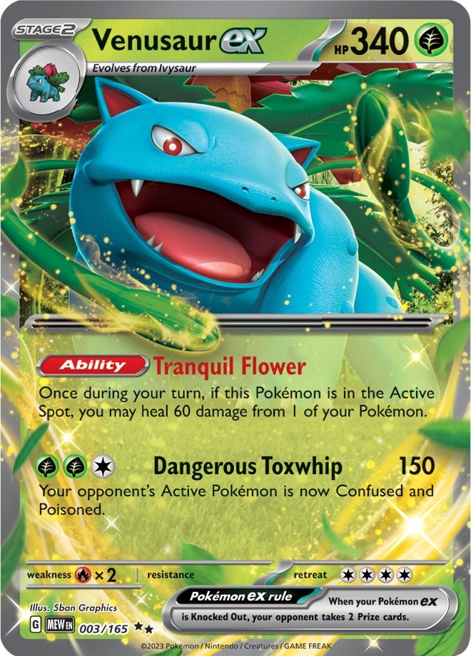 Venusaur ex - 003/165 [MEW - 003/165]