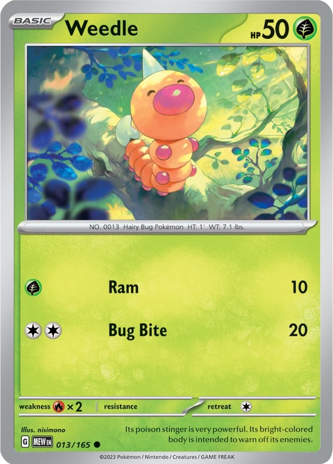 Weedle [MEW - 013/165]