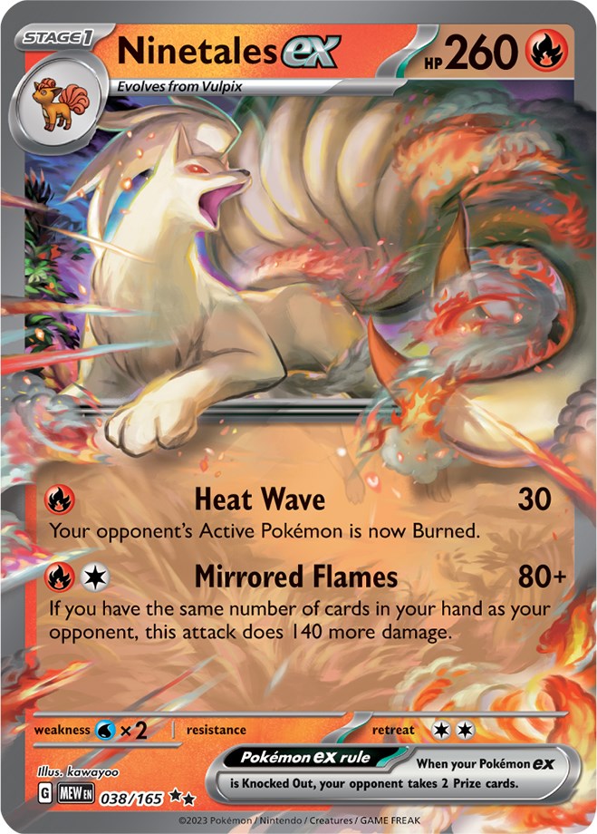 Ninetales ex - 038/165 [MEW - 038/165]