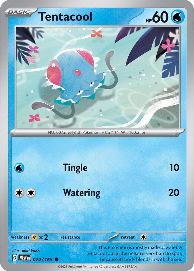 Tentacool [MEW - 072/165]