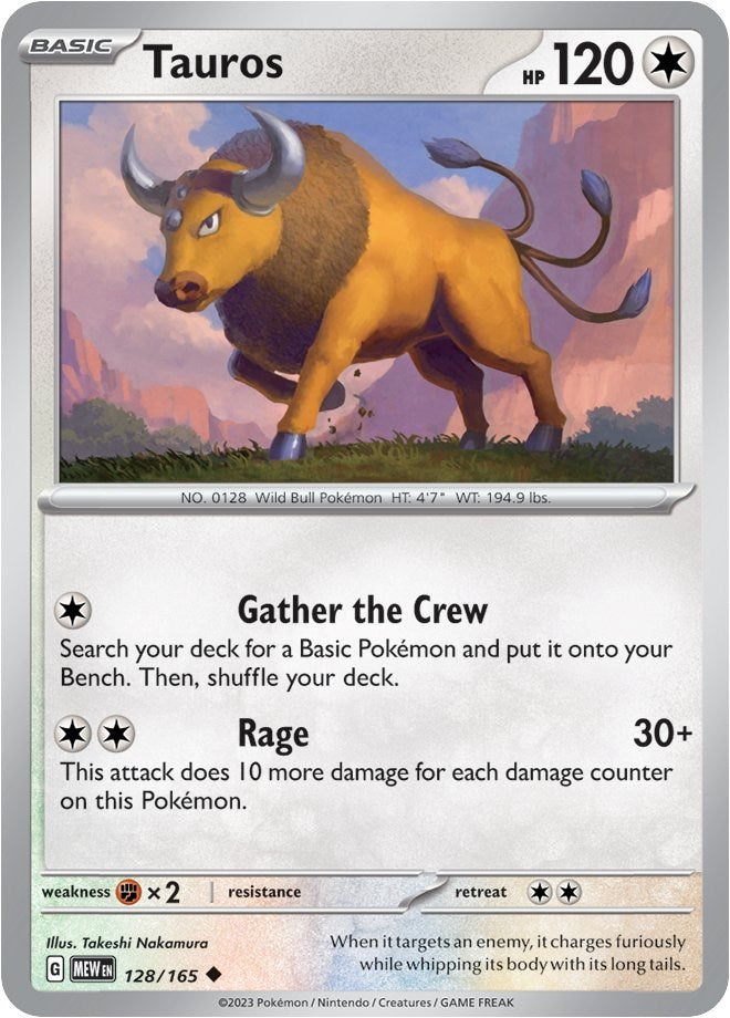 Tauros [MEW - 128/165]